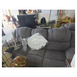 85-Inch Gray Reclinableï¿½ Couch