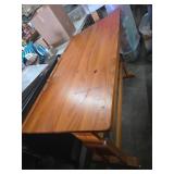 Wooden Adjustable Art or Drafting Table With Drawe