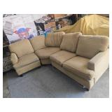 Bassett Modular Sectional Sofa Set in Beige Fabric