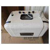 Howard Radio Receiver with White Housing and Frequ