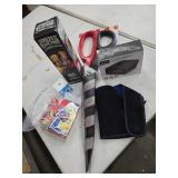 Items Including Electric Pencil Sharpener, Clock R