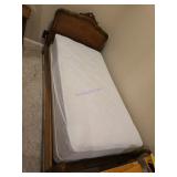 Twin Wooden Bed Frame With Sealy Mattress