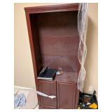 (2) 6ï¿½ Tall Wooden Cabinet With Shelving and Lower