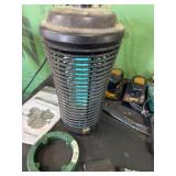 Black Flag Insect Zapper with a Cylindrical Design