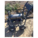 Metal Hose Reel Cart With Wheels and Handle