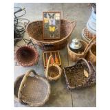 Wicker Baskets, Framed Indonesian ï¿½Butterfly Displ