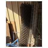 Roll of 6ft Black Coated Chain-Link