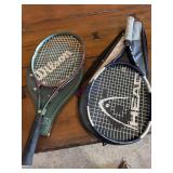 Wilson and Head Tennis Rackets with Covers