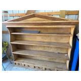 Two-Piece Hutch, Approx. 74 Inches Wide