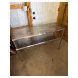 48-Inch Stainless Steel Table With Undershelf