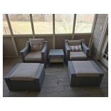 Outdoor Wicker Patio Furniture Set With Cushions a
