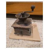 Hand Crank Coffee Mill with Drawer