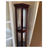 5 1/2 Foot Tall Glass-Front Display Cabinet