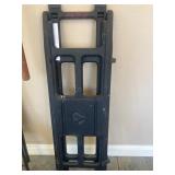 Black Plastic Rack with Label Information