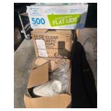 Disposable Cups, Lids, and Food Trays