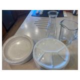 Cordon Bleu and Brisa Plates, Pitchers, and Divide