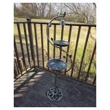 Metal Multi-Tier Stand with Bird Design