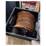 Cast Iron Skillets and Wooden Serving Platters