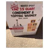 Carnival King 3.5 Quart Heated Spout Condiment
