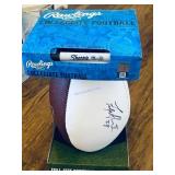 Rawlings Collegiate Football Signed by Felix Jones