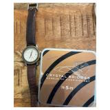 Coleman Water-Resistant Watch with Crystal Bridges