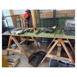 Wooden Workbench ,Wooden Sawhorses