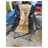 Ozark Trail Oversize Folding Chair with Cup Holder