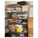 6-Foot Rolling Wire Rack, Contents Not Included