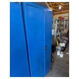 Sandusky 3ï¿½x78ï¿½ï¿½x2ï¿½ Blue Cabinet on Casters