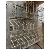 2 Metal Wire Racks for Storage or Organization