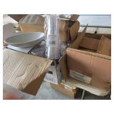 Plastic Tumblers and Porcelain Bowls