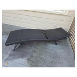Outdoor Adjustable Wicker Chaise Lounge