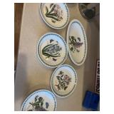12 Portmeirion Botanic Garden Decorative Plates