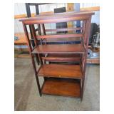 Wooden Five-Shelf Storage Rack