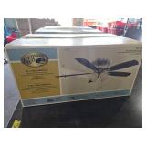 Hampton Bay 52-Inch Hollandale Ceiling Fan in Brus