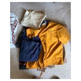 Apparel, Including Shirts, Jacket, and Sweater