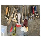 Kitchen Utensils and 12-Quart Food Storage Contain