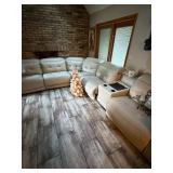Leather smart sectional