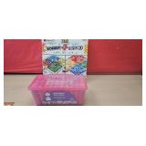 Side walk chalk and 2 in 1 game
