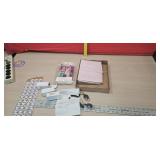 Pedicure  set savings  book and key chains
