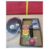 New- stuffed spider, pet hair remover for