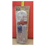 God bless America thermometer