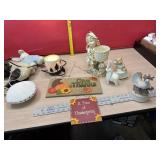 Dove Music Box works,sea shell light needs bulb ,