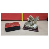 Wolf and jewelry  box