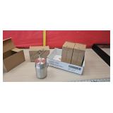 Set 4 new stainless  steel  drink cups