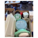 Real Tupperware and other food storage containers