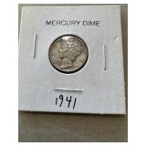 1941 Mercury dime