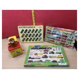 Curious George Jack in the box-works toy cars and