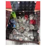 Lg lot is shot glasses