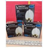 3 boxes of Smart-tech Light bulbs